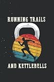 Vintage Kettlebell Trail Running Blush Notes 6x9 inch 114 pages