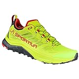 La Sportiva Jackal, Zapatillas de Trail Running Hombre, Neon Goji, 42 EU