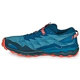 Mizuno Wave Daichi 7, Zapatillas de Trail Running Hombre, Moroccan Blue/Algiers Blue/Grena, 41 EU