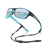 FDEETY Gafas de Sol Deportivas Polarizadas para Hombre y Mujer Protección UV400 para Ciclismo Pesca Golf Running Conducción Esquí Senderismo (Azul)